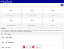 Tablet Screenshot of cpvcpipes.co.in